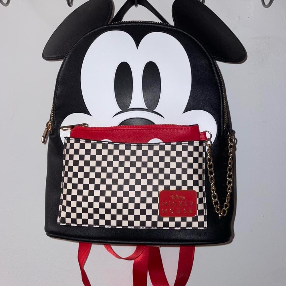 Loungefly Black and White Mickey Mouse Backpack
